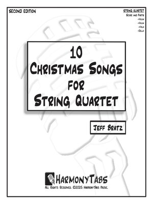 cover image of 10 Christmas Songs for String Quartet